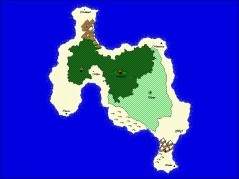 The Tassarian continent, created with AutoREALM